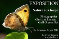 Exposition photos Nature à la loupe. Du 1er au 30 juin 2013 à Lacapelle Biron. Lot-et-garonne. 